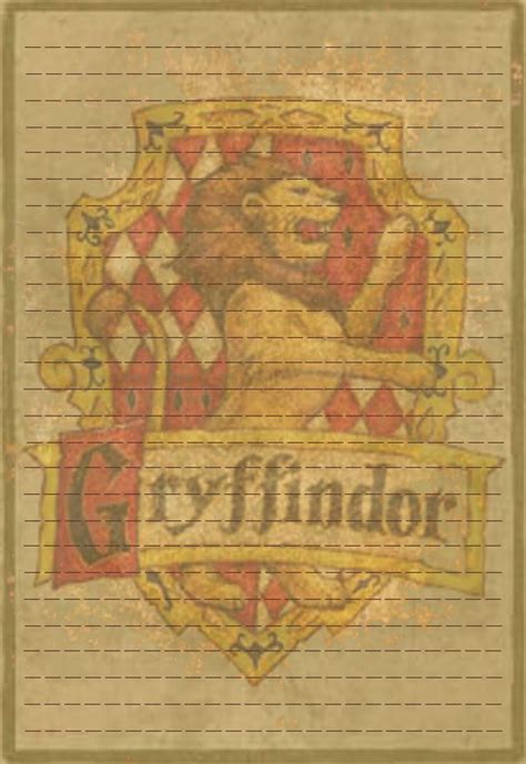 Gryffindor Stationery Option3 By Sinome On