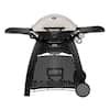 Weber Q 3200 2 Burner Propane Gas Grill In Titanium With Built In