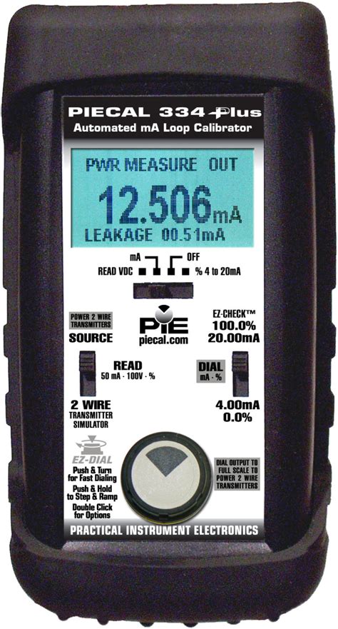 Pie Plus Practical Instrument Electronics Loop Diagnostic Calibrator