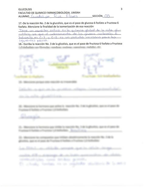 SOLUTION Cuestionario Glucolisis Studypool