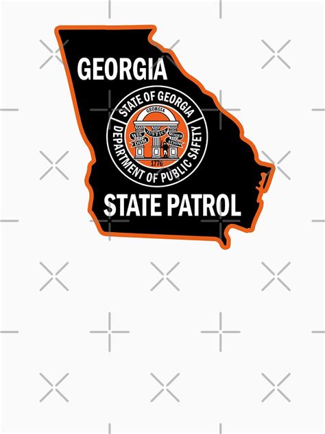 "Georgia State Patrol - Trooper - Police - patch - badge- shield" T-shirt for Sale by Osprey34 ...