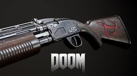 Doom Shotgun I made after a concept by Shaun Mooney. : r/Doom