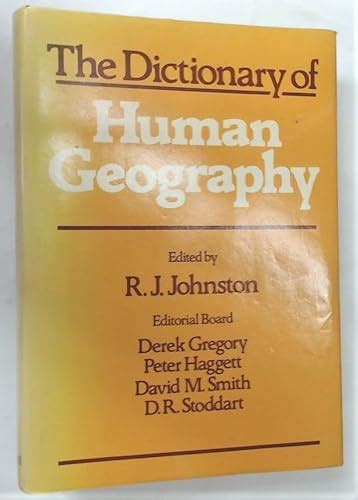 Dictionary Of Human Geography By Johnston R J AbeBooks