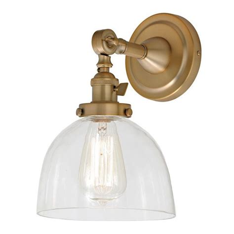 Check Out Clear Glass Dome Single Swivel Sconce From Shades Of Light Barn Lighting Wall Sconce