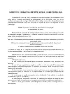 Impedimento E De Suspei O Do Perito No Impedimento E De Suspei