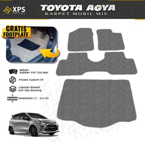 Jual Karpet Mobil Mie Toyota Agya