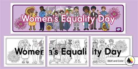 Womens Equality Day Banner Womens Equality Twinkl Usa