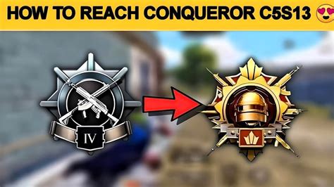 HOW TO REACH CONQUEROR IN BGMI C5S13 SOLO RANK PUSH TIPS AND TRICKS