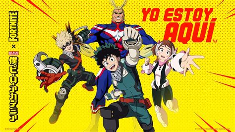 ¡conviértete En Un Héroe Con Fortnite X My Hero Academia Youtube