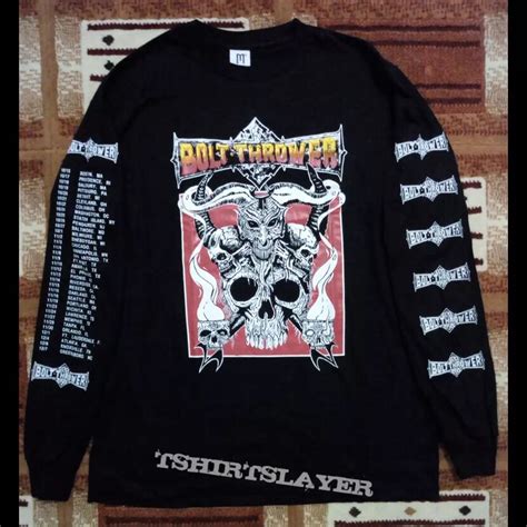 Bolt Thrower Cenotaph War Master Tour Longsleeve TShirtSlayer