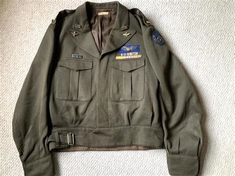 Bob Sims Militaria WWII English Tailored 8th Air Force Tunic