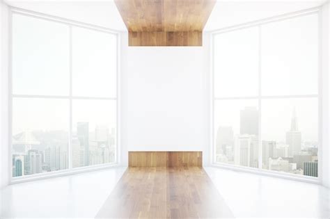 Premium Photo Interior With Empty Poster