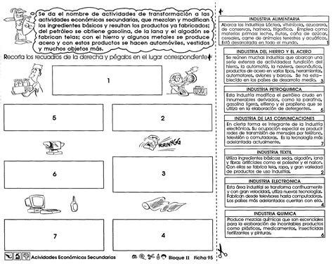 Actividades Economicas Primarias Secundarias Y Terciarias Para Niños