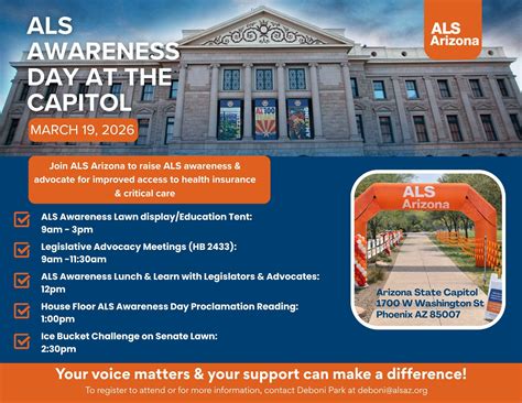 Mar 19 | ALS Awareness Day at the Capitol | Phoenix, AZ Patch