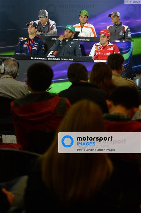 L To R Adrian Sutil Ger Sauber Sergio Perez Mex Force India