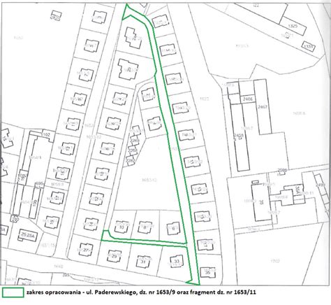 Opracowanie Dokumentacji Projektowej Remont Ul Paderewskiego W