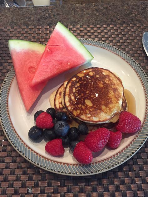 Delicious And Healthy Pancake Breakfast