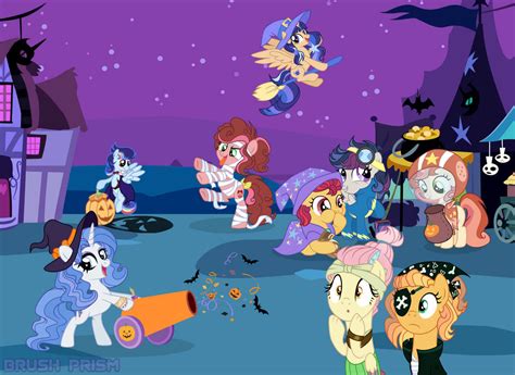 Mlpfia Happy Nightmare Night By Brush Prism On Deviantart