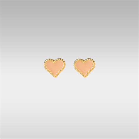 BOUCLES MINI COEUR NUDE ZAYN