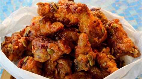 Crispy Crunchy Korean Fried Chicken Dakgangjeong Recipe By Maangchi