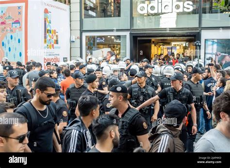 Gezi Park Protest In Istanbul On May Turkish Police Holding