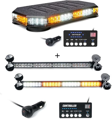 Amazon Lumenix Led Roof Top Strobe Beacon Light Bar And Led