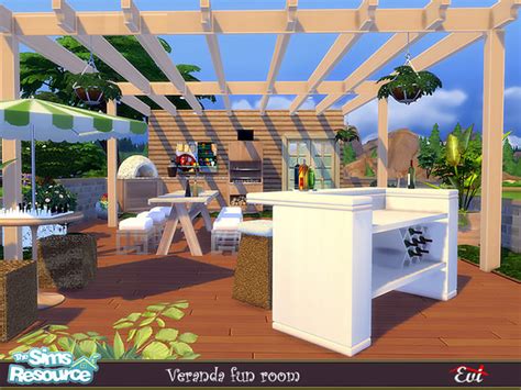 The Sims Resource Veranda Fun Room