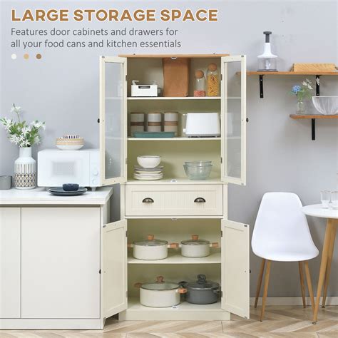 Kairo Kitchen Storage Pantry Cupboard White Larders Direct