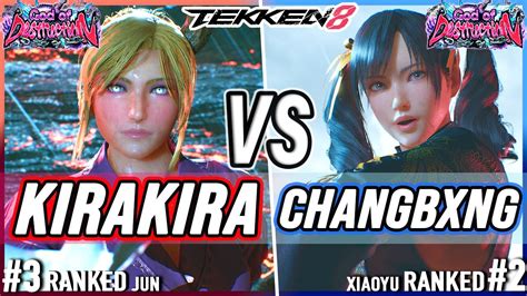 T Kirakira Ranked Jun Vs Changbxng Ranked Xiaoyu Tekken