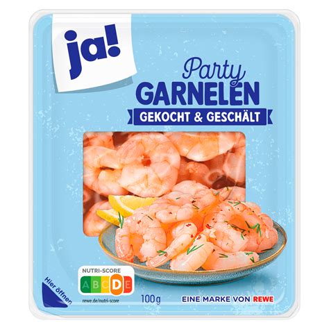 ja Partygarnelen gekocht geschält 100g bei REWE online bestellen