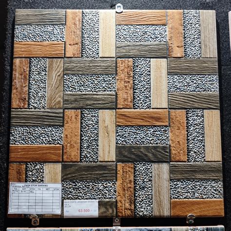 Jual Keramik Lantai Kasar 40x40 Forte Larantuka Brown Shopee Indonesia