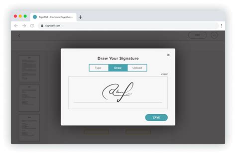 Electronic Signature Software Signwell Formerly Docsketch