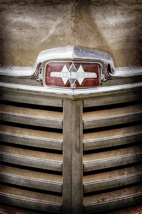 1948 International Hood Emblem 0227ac By Jill Reger Classic Car