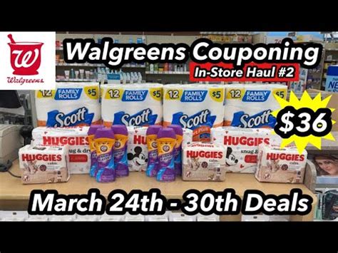 Walgreens Couponing In Store Haul Everything For Youtube