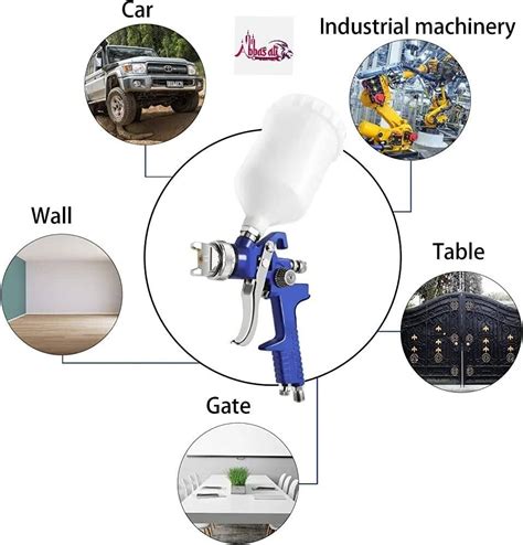 ABBASALI Spray Gun With 1 4 Mm Tip For Base Coats Metallic Paint