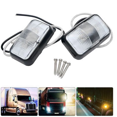 Car Trailer Truck Side Marker Indicator Light, LED Vehicle Boat ...