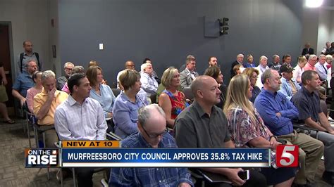 Murfreesboro City Council votes to raise property taxes