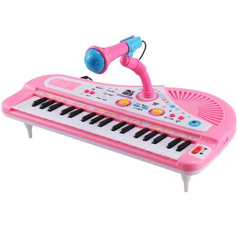 37 key kids electronic keyboard piano musical toy with microphone for ...