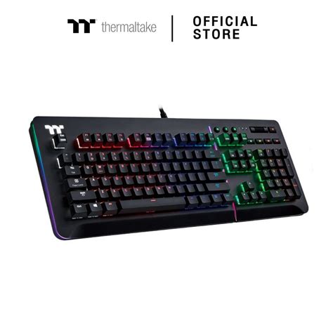 Thermaltake Level Rgb Titanium Gaming Keyboard Blue Switch