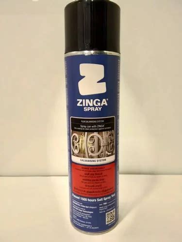 Zinga 500 Ml Cold Galvanising Spray 5414335130120 Zinc Spray Zinc