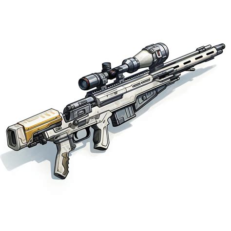 Premium Photo Sniper Rifle On A White Background