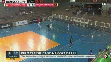 Assistir EPTV Esporte Campinas e região Pulo Futsal vence Viradouro e