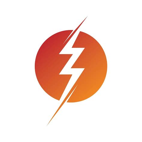 Premium Vector Lightning Electric Icon Vector Illustration