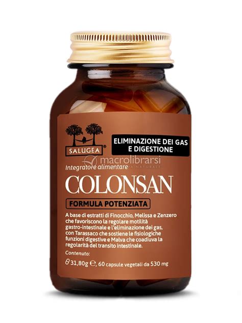 Colonsan Formula Potenziata Salugea Integratore Per Il Gonfiore