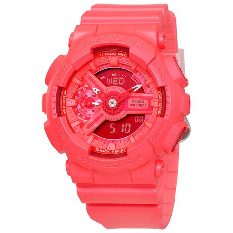 Casio G Shock S Series Ladies Hot Pink Resin Watch Gmas110vc 4a G