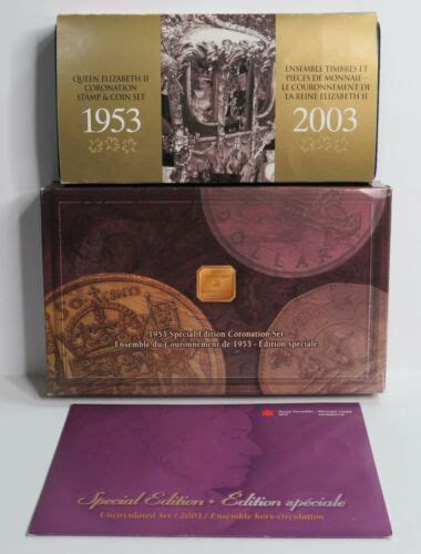 Canada 1953 2003 QEII 50th Anniversary Coronation Sets EBay