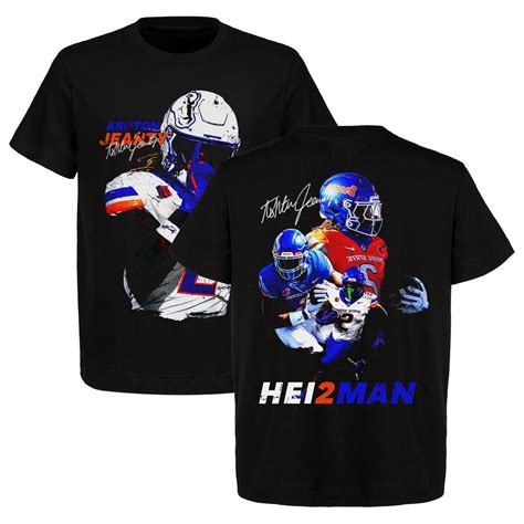 Hei2Man Ashton Jeanty Signature Graphic Shirt T Shirt Tee Unisex Color