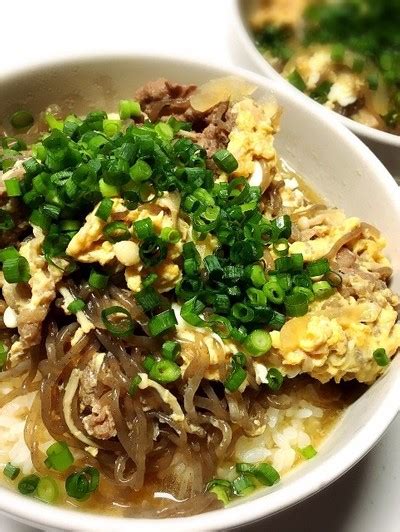 ばあばの 牛とじ丼 By Shacoharu 【クックパッド】 簡単おいしいみんなのレシピが396万品