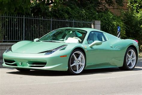 Ferrari 458 Italia In Mint Green Autoevolution