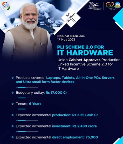 Union Cabinet Approves Crore Pli Scheme For It Hardware